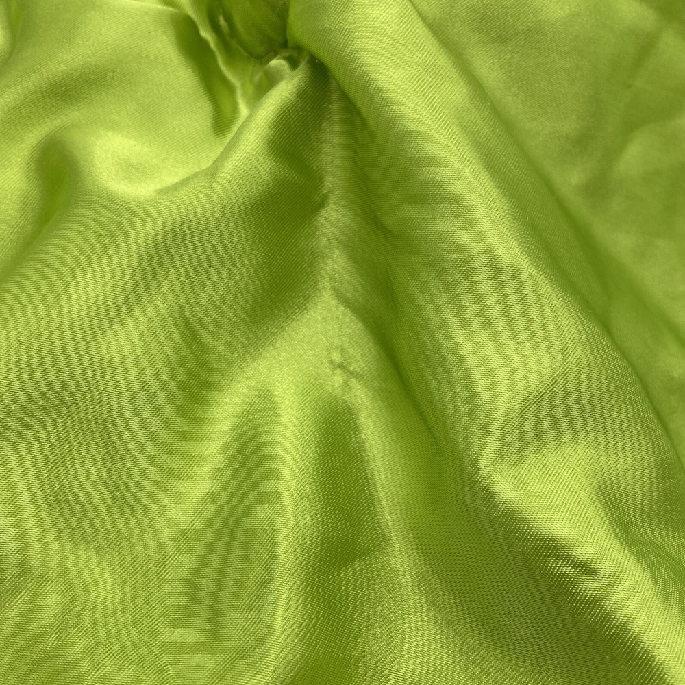 Okie Dokie Monkey Lovey Lime Green Minky Dot Satin Plush Snuggler - Picture 8 of 9